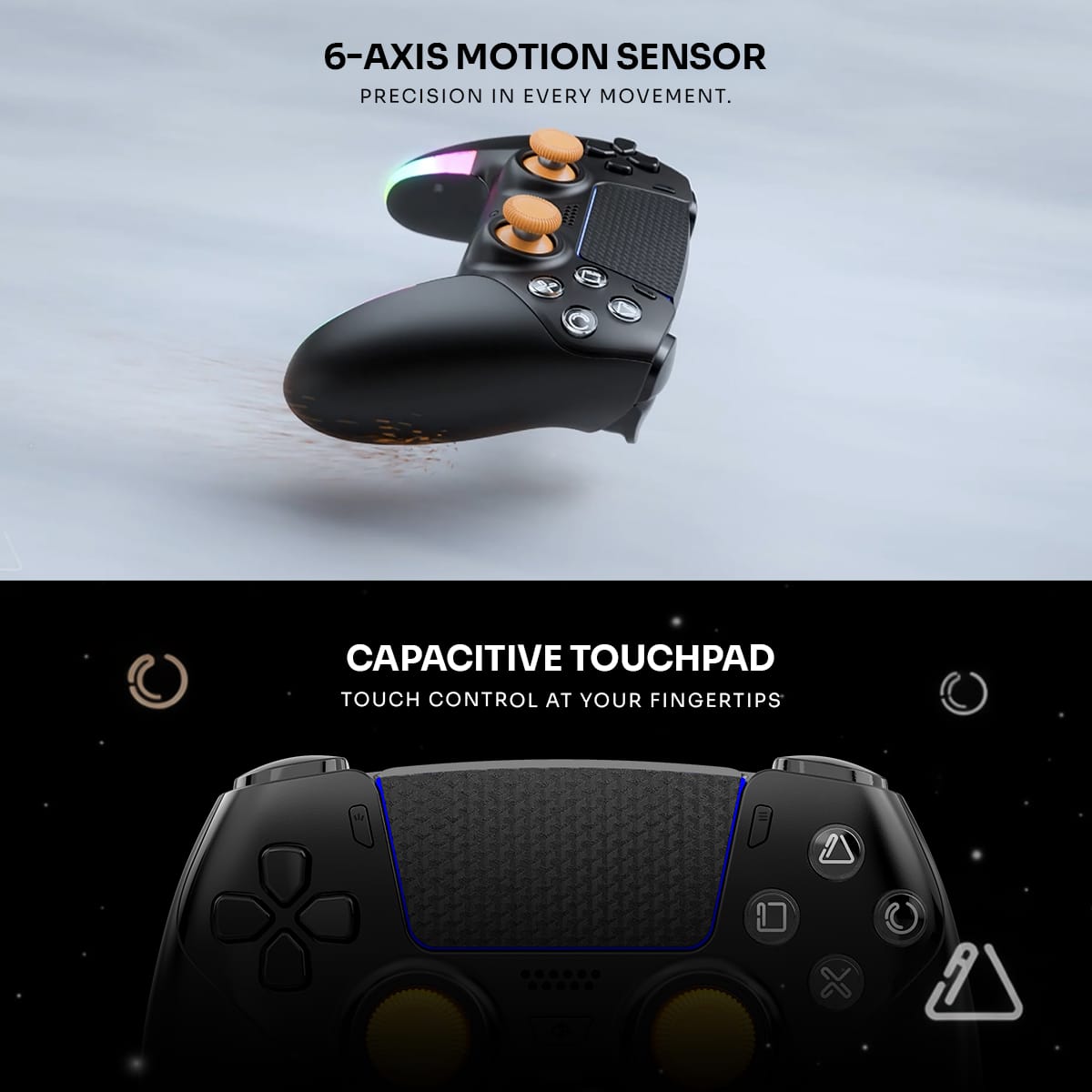 Pc Stick Controller Cosmic Byte Sensa Wireless Gamepad for PS5, PC, Mac, iOS & Android ...