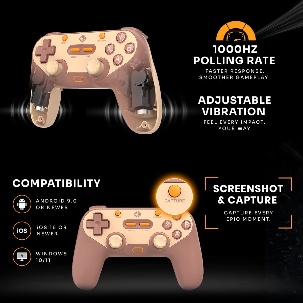 Cosmic Byte Hydrus Controller – Compact, Symmetrical TMR Sticks ...